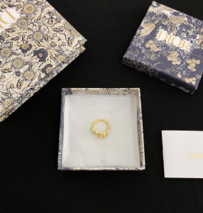 Essenceofluxury Womens Jewelry Dior Gold Clair D Lune Rings A39PP180 AA198661