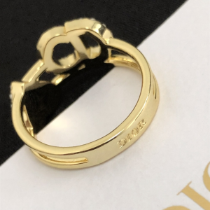 Essenceofluxury Womens Jewelry Dior Gold Clair D Lune Rings A39PP180 AA198661