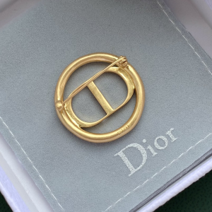 Essenceofluxury Womens Jewelry Dior 30 Montaigne CD Gold Brooch A205PP180 AA198895