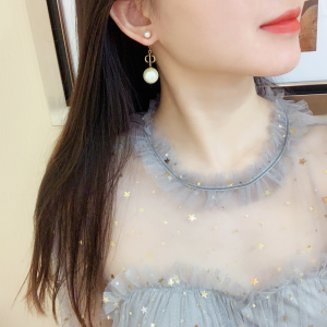 Essenceofluxury Womens Jewelry Dior Tribales Pearl Earrings A205PP180 AA198912