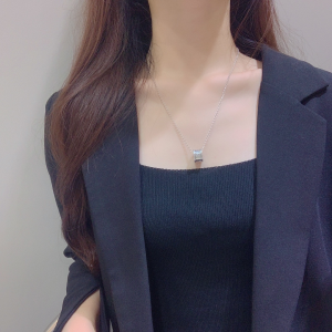 Essenceofluxury Womens Jewelry Gucci Sterling Silver Pendant Necklace A205PP380 AA198891