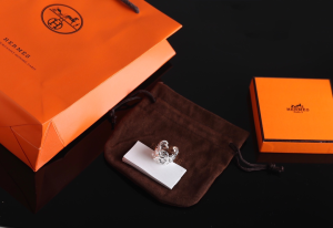 Essenceofluxury Womens Jewelry Hermes Chaine DANCRE Enchainee Rings Silver A205PP380 AA198919