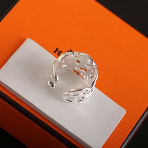 Essenceofluxury Womens Jewelry Hermes Chaine DANCRE Enchainee Rings Silver A205PP380 AA198919