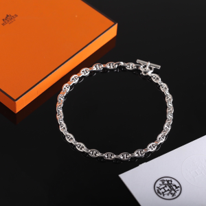 Hermes Chaine DANCRE Farandole Necklaces Silver 