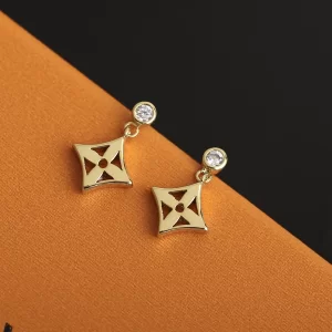 Louis Vuitton Idylle Blossom Earrings Gold 