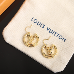 Louis Vuitton LV Louise PM Earrings Gold 