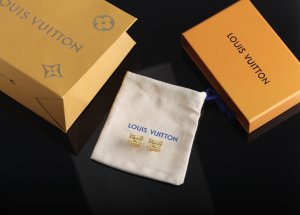 Essenceofluxury Womens Jewelry Louis Vuitton LV Petite Malle Earrings Gold A205PP180 AA198903