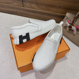 Essenceofluxury Womens Shoes Hermes White Canvas Sneakers 35 To 46 A151PP480 AA198977