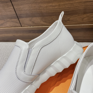 Essenceofluxury Womens Shoes Hermes White Canvas Sneakers 35 To 46 A151PP480 AA198977