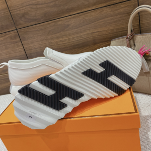 Essenceofluxury Womens Shoes Hermes White Canvas Sneakers 35 To 46 A151PP480 AA198977