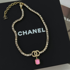Essenceofluxury Womens Jewelry Chanel Crystals CC Logo Choker Necklaces A62PP380 AA199261