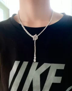 Essenceofluxury Womens Jewelry Hermes Finesse Diamonds Necklaces A152PP380 AA199439