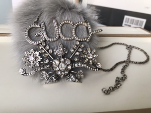 Gucci Crystals Guccy Pendant Necklaces 