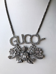 Essenceofluxury Womens Jewelry Gucci Crystals Guccy Pendant Necklaces A152PP280 AA199536