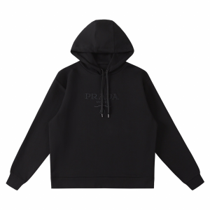 Prada Black Cotton Sweatshirt 