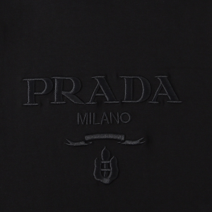 Essenceofluxury Womens Clothing Prada Black Cotton Sweatshirt SML A155PP480 AA199943