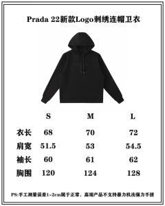 Essenceofluxury Womens Clothing Prada Black Cotton Sweatshirt SML A155PP480 AA199943