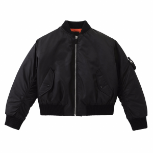 Prada Black Nylon Jacket Coat 