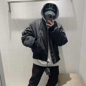 Essenceofluxury Womens Clothing Prada Black Nylon Jacket Coat SML A155PP780 AA199942