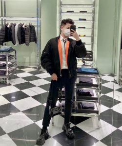 Essenceofluxury Womens Clothing Prada Black Nylon Jacket Coat SML A155PP780 AA199942