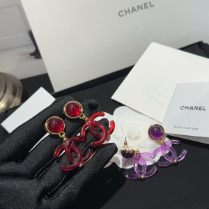 Chanel CC Logo Pendant Earrings AB9027 