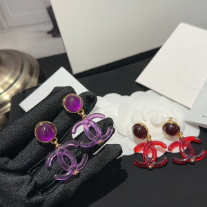 Essenceofluxury Womens Jewelry Chanel CC Logo Pendant Earrings AB9027 A152PP180 AA199927