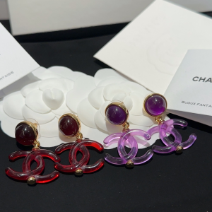 Essenceofluxury Womens Jewelry Chanel CC Logo Pendant Earrings AB9027 A152PP180 AA199927