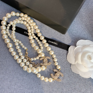 Essenceofluxury Womens Jewelry Chanel Vintage Classic Pearls Necklaces A152PP280 AA199934