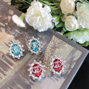 Gucci Crystals Interlocking G Earrings 