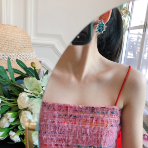 Essenceofluxury Womens Jewelry Gucci Crystals Interlocking G Earrings A152PP280 AA199931