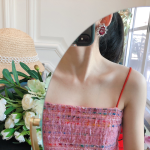 Essenceofluxury Womens Jewelry Gucci Crystals Interlocking G Earrings A152PP280 AA199931