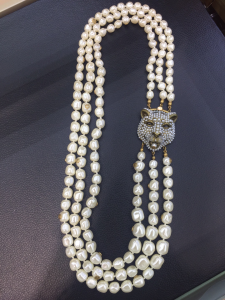 Essenceofluxury Womens Jewelry Gucci Feline Pearls Necklaces A152PP380 AA199932