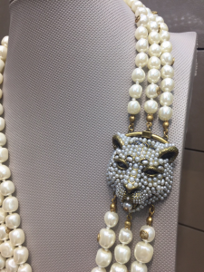 Essenceofluxury Womens Jewelry Gucci Feline Pearls Necklaces A152PP380 AA199932