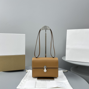 Savette Symmetry 19 Calf Leather Shoulder Crossbody Bag Beige Savette Symmetry 19 Calf Leather Shoulder Crossbody Bag Beige