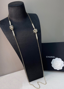 Essenceofluxury Womens Jewelry Chanel Chain Pearls Long Necklaces A39PP380 AA200217
