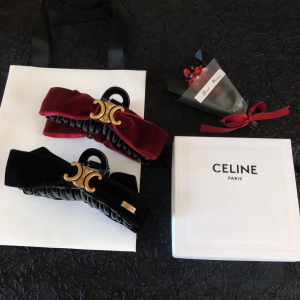 Essenceofluxury Womens Jewelry Celine Triomphe Hair Clip A152PP180 AA200460