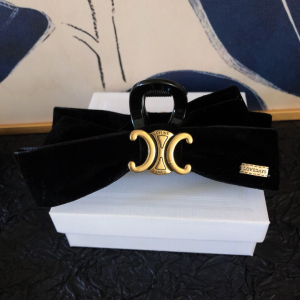 Essenceofluxury Womens Jewelry Celine Triomphe Hair Clip A152PP180 AA200460