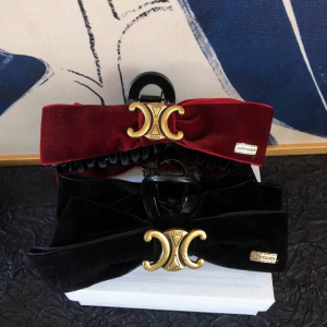 Essenceofluxury Womens Jewelry Celine Triomphe Hair Clip A152PP180 AA200460