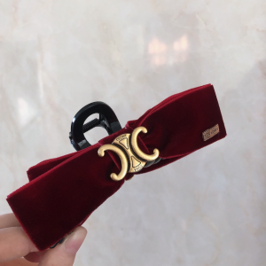 Essenceofluxury Womens Jewelry Celine Triomphe Hair Clip A152PP180 AA200460