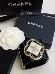 Chanel Black Bracelets 