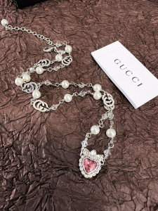 Essenceofluxury Womens Jewelry Gucci Interlocking G Pearls Neclaces A152PP280 AA200477