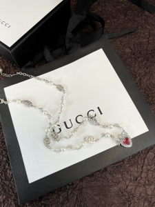 Essenceofluxury Womens Jewelry Gucci Interlocking G Pearls Neclaces A152PP280 AA200477