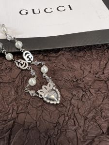 Essenceofluxury Womens Jewelry Gucci Interlocking G Pearls Neclaces A152PP280 AA200477