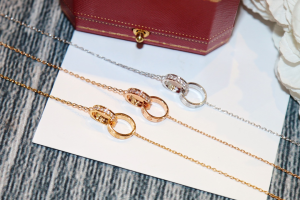 Essenceofluxury Womens Jewelry Cartier Love Diamond Necklaces A62PP280 AA200633