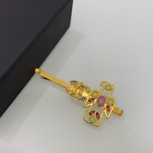 Chanel Gold CC Logo Hair Clip 