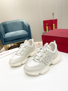 Bally B Cloud Claires Leather Sneakers Gray White Bally B Cloud Claires Leather Sneakers Gray White