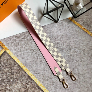 Louis Vuitton Bandouliere Damier Canvas and Pink Leater Shoulder Strap Louis Vuitton Bandouliere Damier Canvas and Pink Leater Shoulder Strap