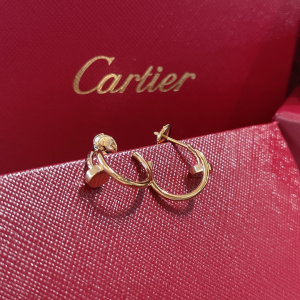 Essenceofluxury Womens Jewelry Cartier Juste un Clou Earrings in Rose Gold A173PP380 AA200863