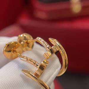 Essenceofluxury Womens Jewelry Cartier Juste un Clou Earrings in Rose Gold A173PP380 AA200863