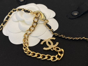 Essenceofluxury Womens Jewelry Chanel Chain and Leather Pendant Necklaces A39PP280 AA200928